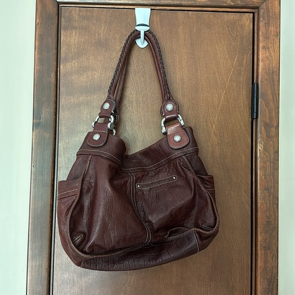 Leather B MAKOWSKY HAND BAG - Picture 2 of 4